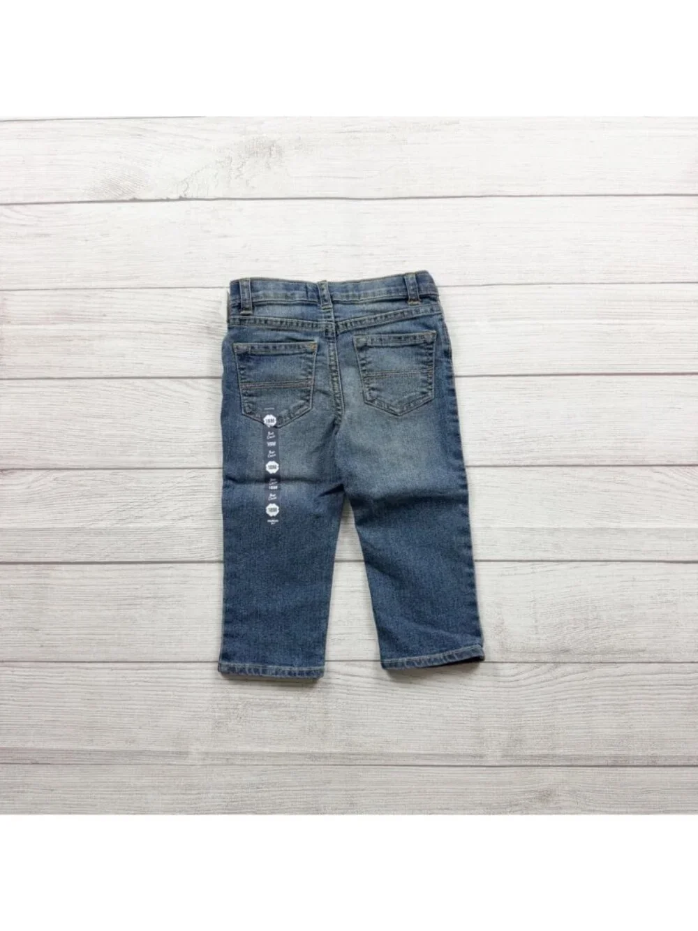 Oshkosh Bgosh Classic Fit Toddler Jeans Distressed Look Denim NWT 12-18 Months